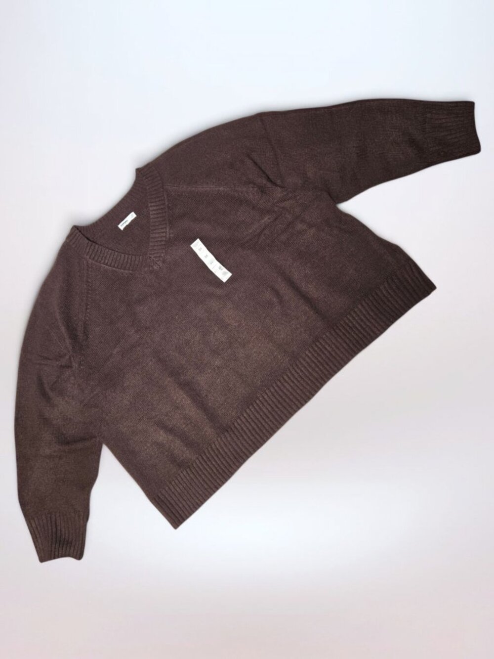 Sonoma Brown VNeck Pullover Knit Sweater (Size 3X)
